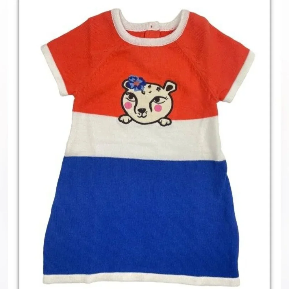 GYMBOREE GIRL SWEATER DRESS 100% COTTON SIZE 2T